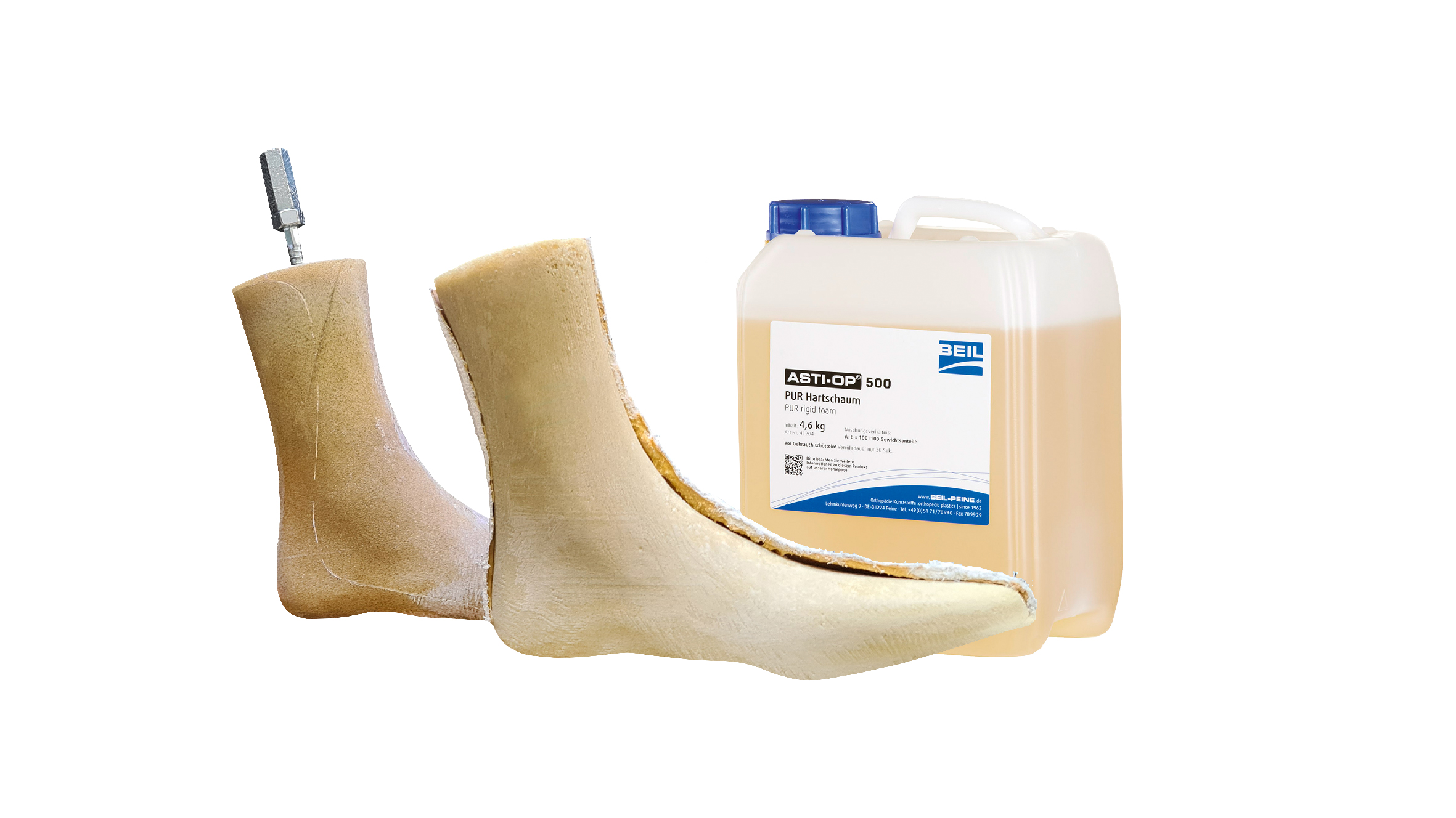 PUR-Hartschaum für die Orthopädie von BEIL